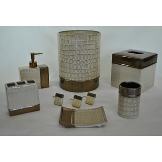  It's A Croc Natural 7-piece Bath Accessory Set