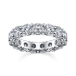 14k White Gold 2 1/2ct TDW Diamond Eternity Wedding Band (H-I, I1-I2)