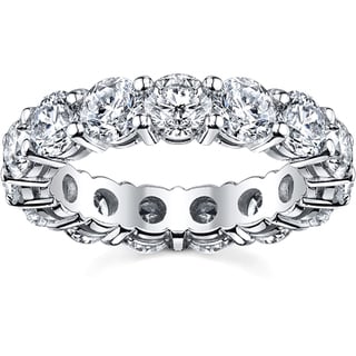 14k White Gold 2 1/2ct TDW Diamond Eternity Wedding Band (H-I, SI1-SI2)