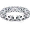 14k White Gold 2 1/2ct TDW Diamond Eternity Wedding Band (H-I, SI1-SI2)