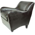 Easton Bonded Leather Avocado Accent Chair