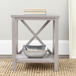 Safavieh Cadence Grey Cross Back Table