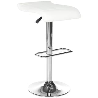 Safavieh Donald White Gas Lift Bar Stool