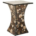 Safavieh Dagmar Black/ Brown Stool
