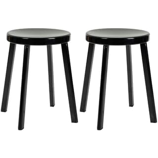 Safavieh Indus Black Stools (Set of 2)