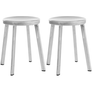 Safavieh Indus Silver Stools (Set of 2)