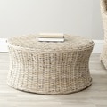 Safavieh Ruxton Natural Wicker Ottoman