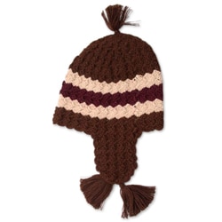 Alpaca 'Brown Chullo Chic' Hat (Peru)-Image