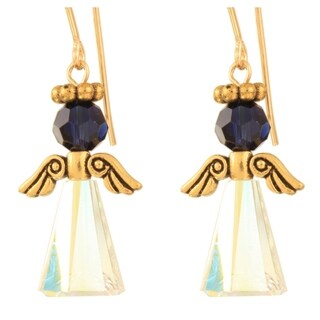 Ardent Designs Crystal Birth Stone Angel Earrings