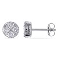 Miadora 14k White Gold 1ct TDW Diamond Earrings (G-H, I1-I2)