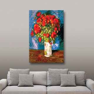 VanGogh 'Poppies' Wrapped Canvas Art