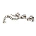 Water Creation Elegant Spout Wall Mount Vessel/Lavatory Faucet