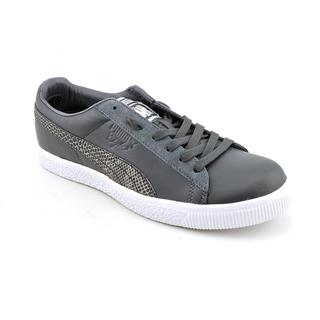 Puma Men's 'Clyde X Undftd Faux Snakeskin' Leather Casual Shoes
