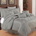 Silk Versailles Mercury 8-piece Full-size Comforter Set