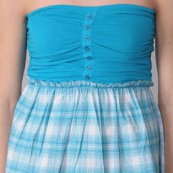Ci Sono by Journee Junior's Plaid Sleeveless Tunic Dress