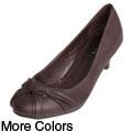 Glaze by Journee Co. Women's 'Brisk-3' Knot Accent Heels