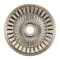 Chrome Finish 24-inch Decorative Medallion
