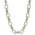 Stainless Steel Men's Goldplated Chain Necklace