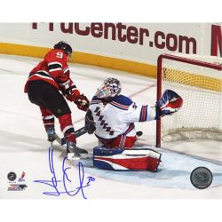 Steiner Sports Henrik Lundqvist Shootout Winning Save vs Parise Autograph Photo