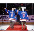 Steiner Sports Andy Bathgate and Harry Howell Retirement Night Back View Dual Signed Photo