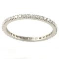 14k White Gold 1/3ct TDW Diamond Eternity Wedding Band (H-I, I2)