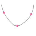 Sterling Silver Children's Enameled Heart Necklace