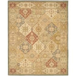 Handmade Antiquities Bakhtieri Multi/ Beige Wool Rug (6' x 9')