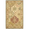 Handmade Antiquities Bakhtieri Multi/ Beige Wool Rug (3' x 5')