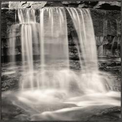 Andrew Ren 'Waterfall, Study 2' Giclee Canvas Art