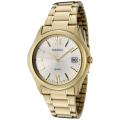 Seiko Men's Silver Dial Goldtone Stainless Steel Watch