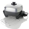 Wolfgang Puck BER00030 1200-watt Heavy-duty Electric Square Skillet with Roasting Rack (Refurbished)