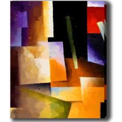 Abstract 'Blocks' Giclee Canvas Art