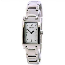 DKNY Women's Stainless Steel Rectangle Analog Watch