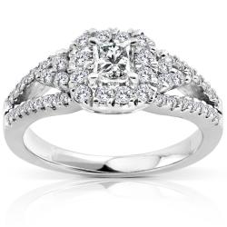 14k White Gold 3/4ct TDW Diamond Engagement Ring (H-I, I1-I2)