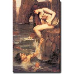 John William Waterhouse 'The Siren' Giclee Canvas Art