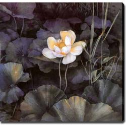 'Lotus' Giclee Canvas Art