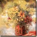 'Lilies in Vase, Still Life' Giclee Canvas Art