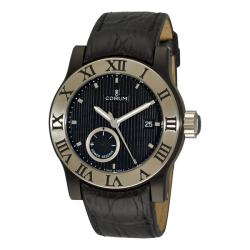 Corum Men's 'Romulus' Power Reserve Black Dial Automatic Watch