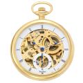 More tips on gold pocket watches values Avalon 17-jewel Mechanical Skeleton Goldtone Pocket Watch with Chain