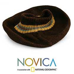 Alpaca Wool 'Sunflower' Hat (Peru)