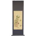 Silk Bird on a Wire Scroll (China)