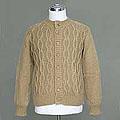 Alpaca Wool Men's 'Camel Sands' Cardigan Sweater (Peru)