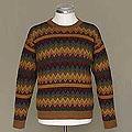 Alpaca Wool Men's 'Mountaineer' Crewneck Sweater (Peru)