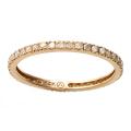 14k Rose Gold 1/3ct TDW Diamond Eternity Wedding Band (H-I, I2-I3)