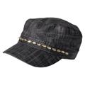 Journee Collection Women's Rhinestone Accent Military Cap