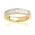 14k Yellow Gold 1ct TDW Certified Diamond Wedding Band (G-H, SI3-I1)