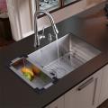 Vigo Stainless Steel Undermount Kitchen Sink Faucet Combo Set