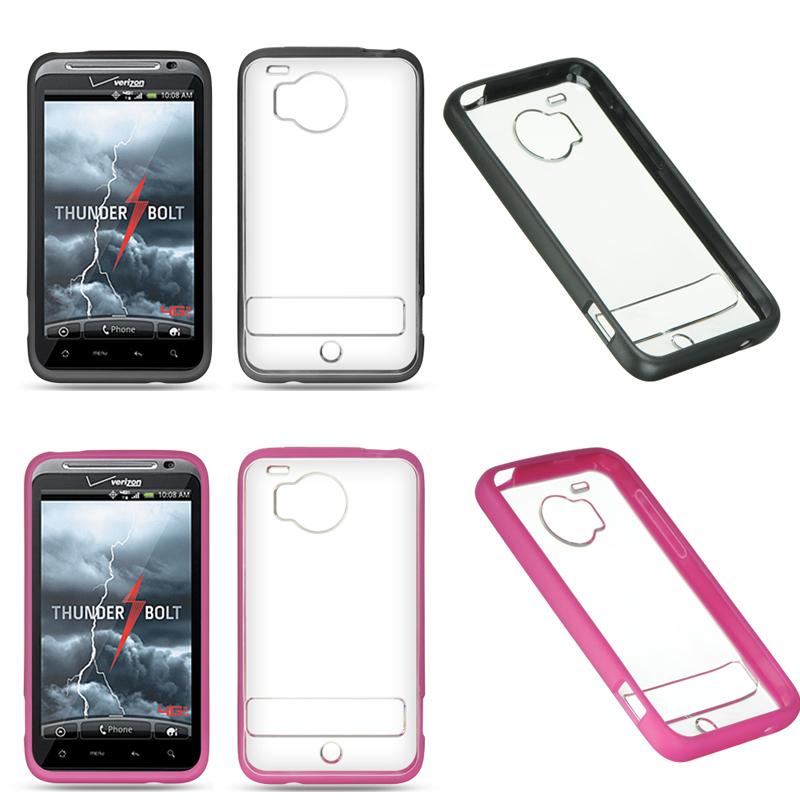 Premium HTC Thunderbolt Hard and Soft Protector Case