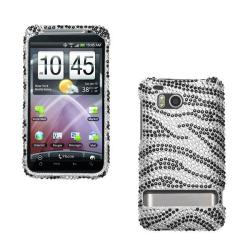 Premium HTC Thunderbolt Zebra Rhinestone Case