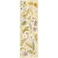 Hand-hooked Chelsea Gardens Ivory/ Multi Wool Runner (2'6 x 4')